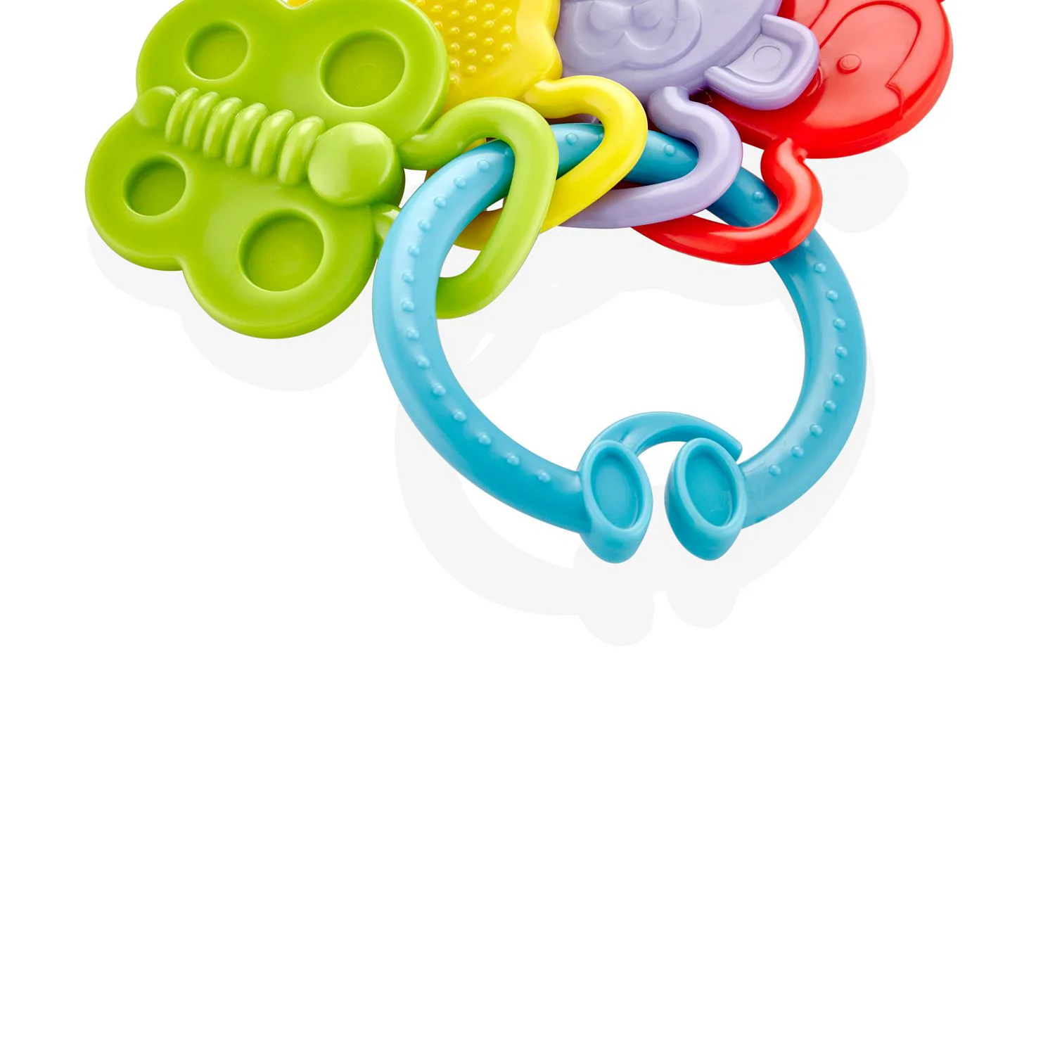 Jucarie dentitie BabyJem Rattle Teether Albastra foto