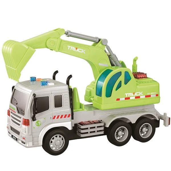 Masina cu Inertie Wenyi Excavator, 1:16 foto