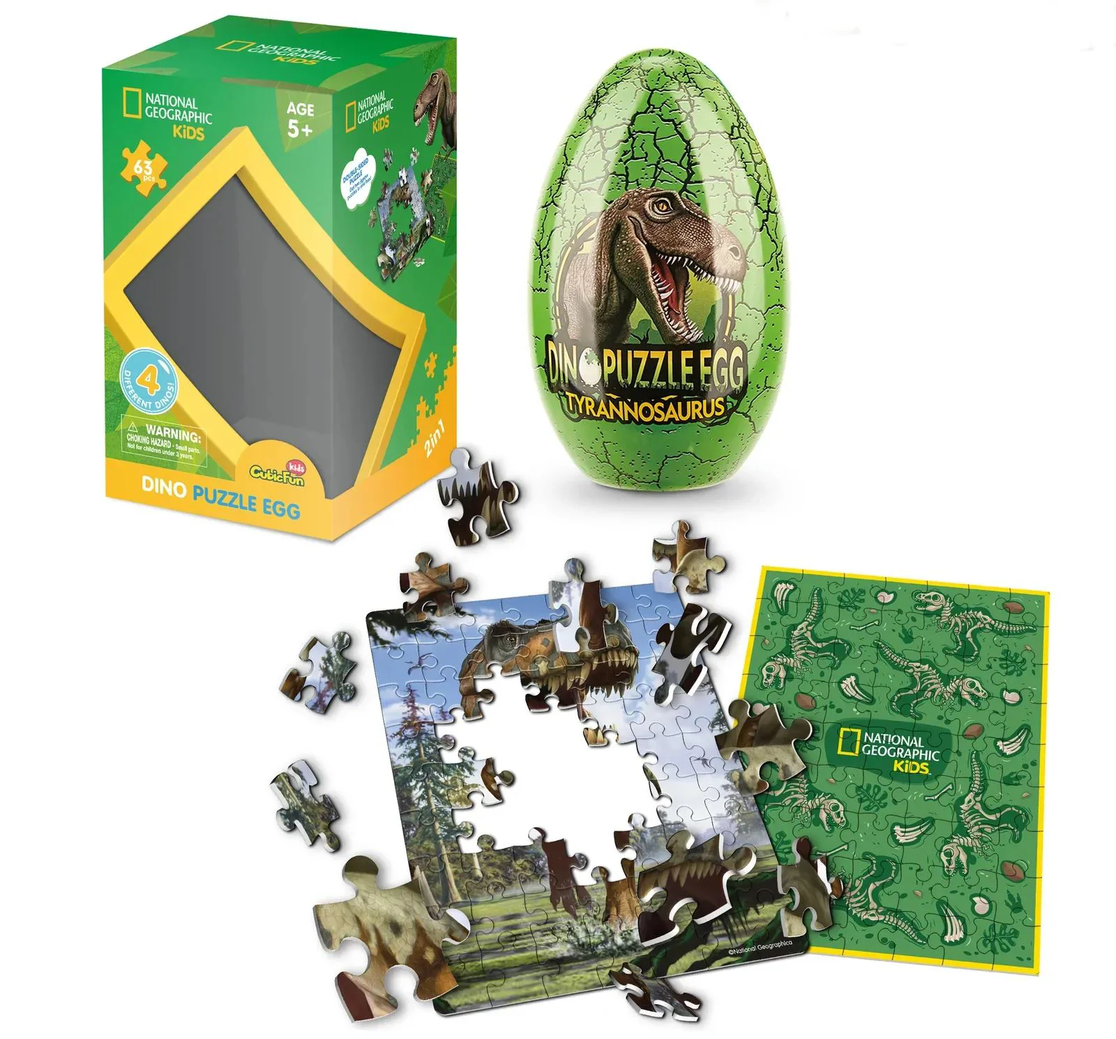 Puzzle 2D CubicFun Pterosaur foto