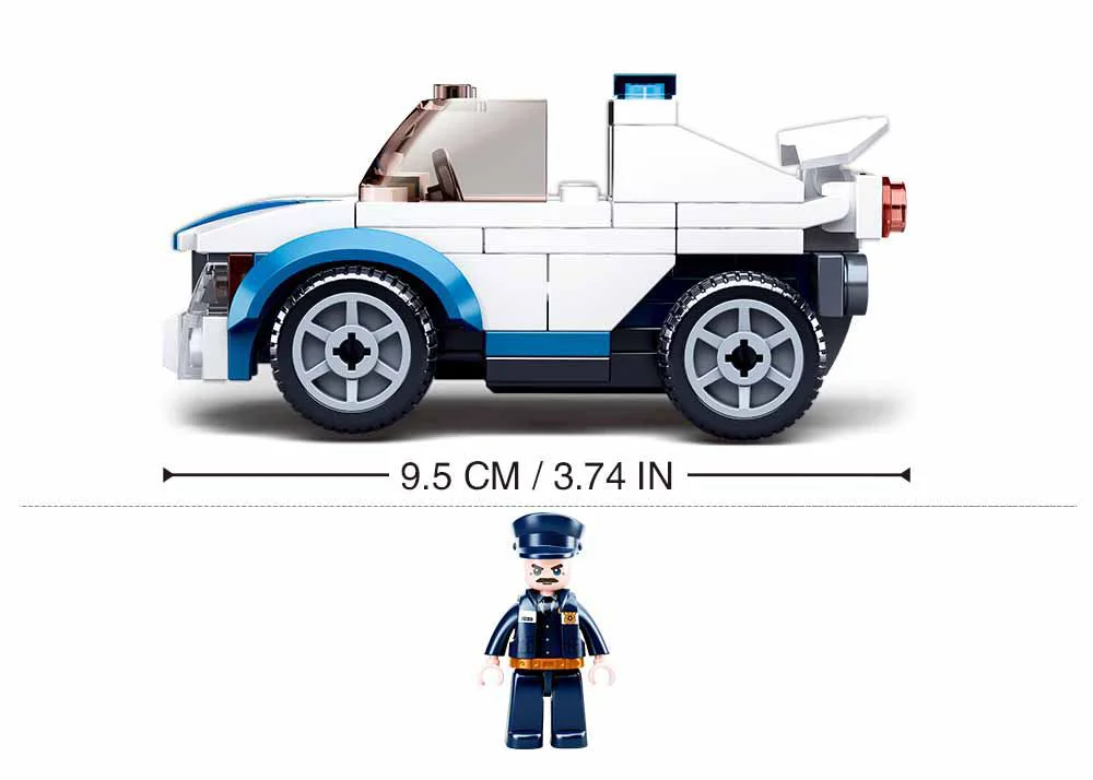 Constructor cu inertie Sluban Masina de politie foto