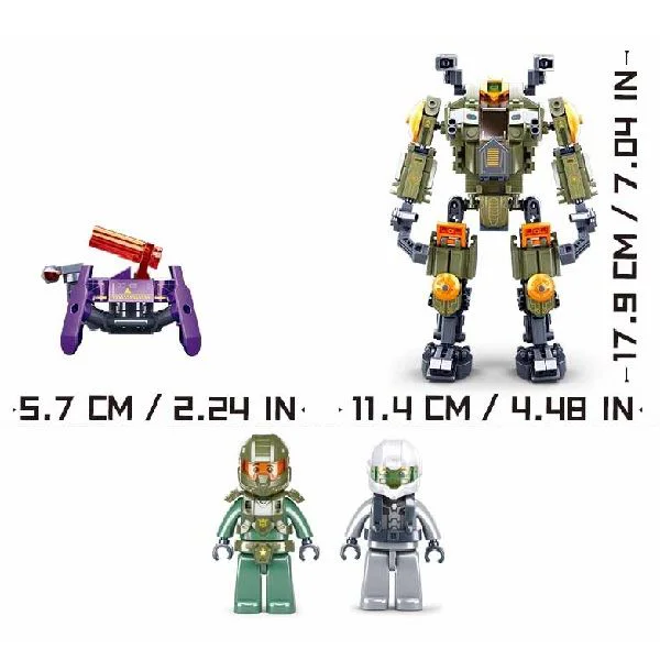 Constructor Sluban Furtuna atomica Dire Wolf foto