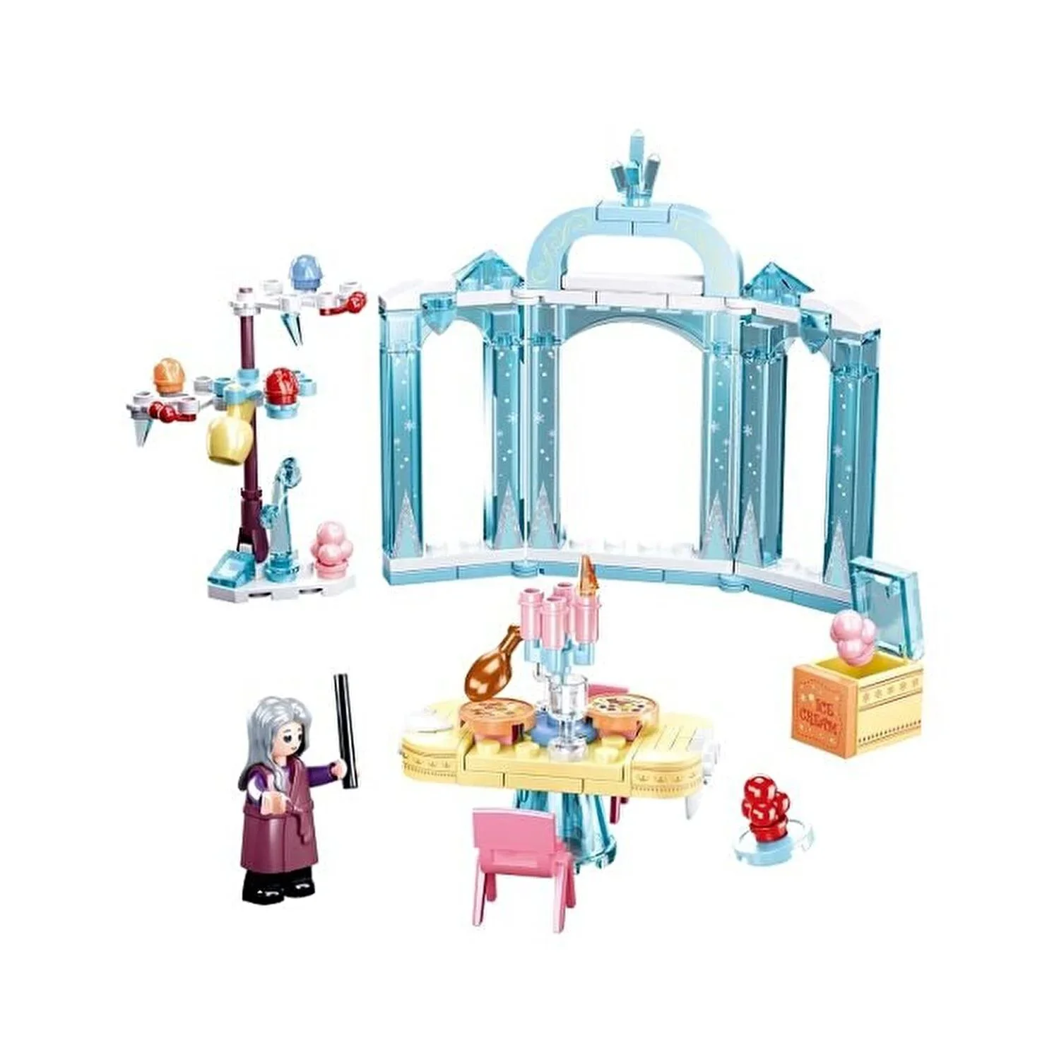 Constructor Sluban Fairy Tales of Winter Masa de seara foto