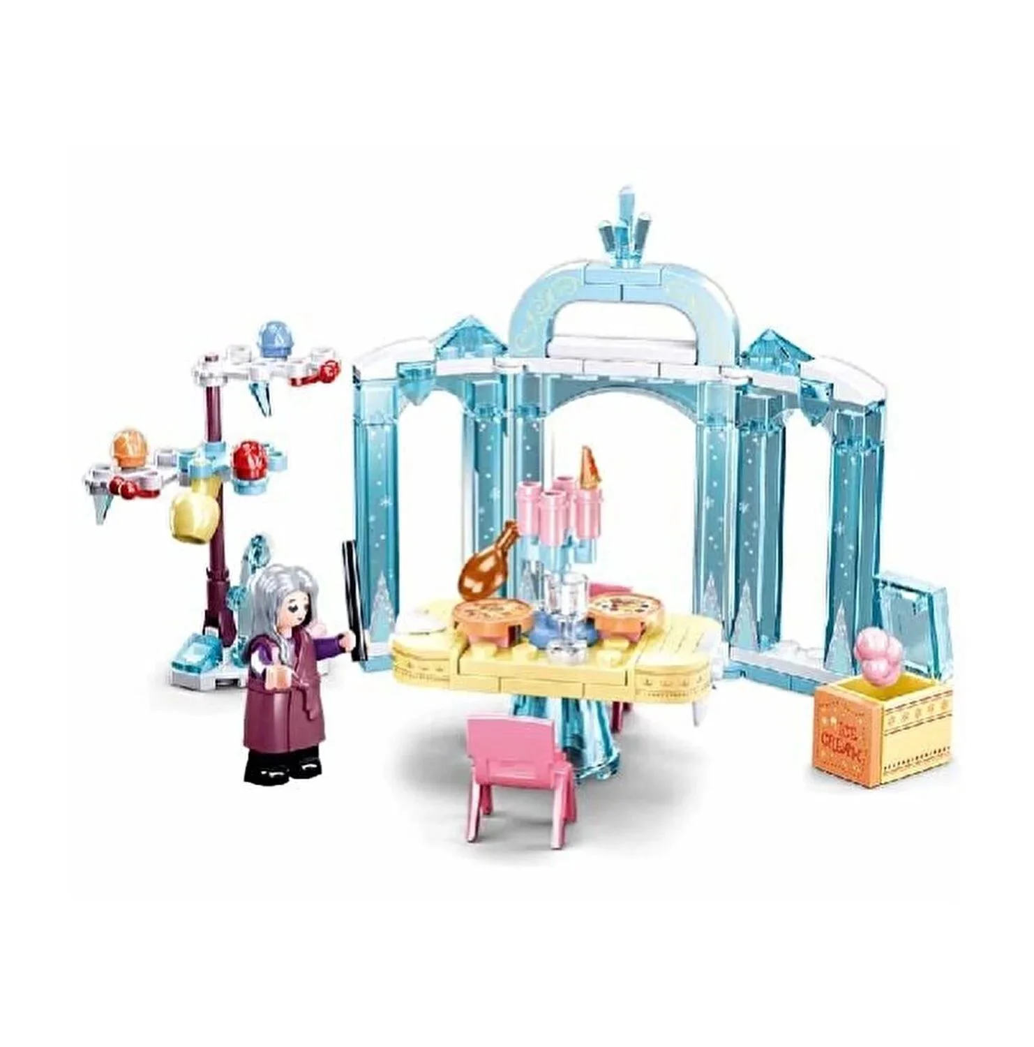 Constructor Sluban Fairy Tales of Winter Masa de seara foto