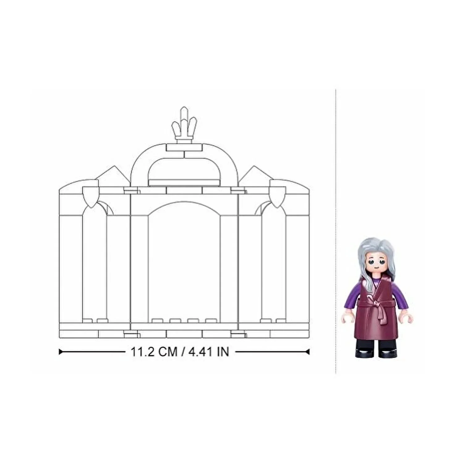 Constructor Sluban Fairy Tales of Winter Masa de seara foto
