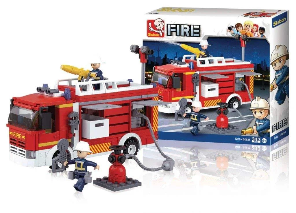 Constructor Sluban Fire Water Tank Lorry foto
