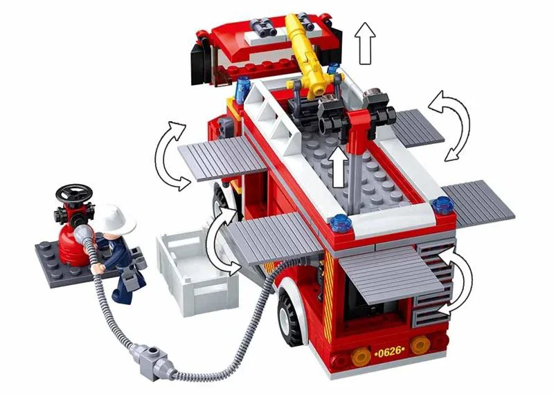 Constructor Sluban Fire Water Tank Lorry foto