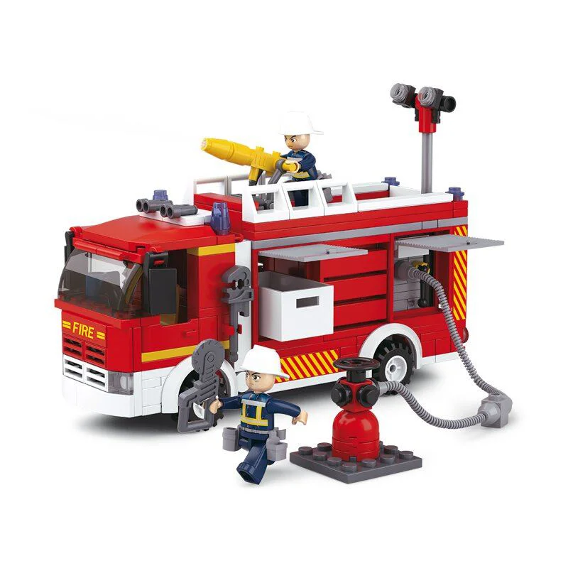 Constructor Sluban Fire Water Tank Lorry foto