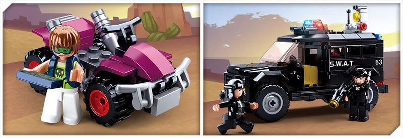 Constructor Sluban Police Vehicul blindat de asalt foto