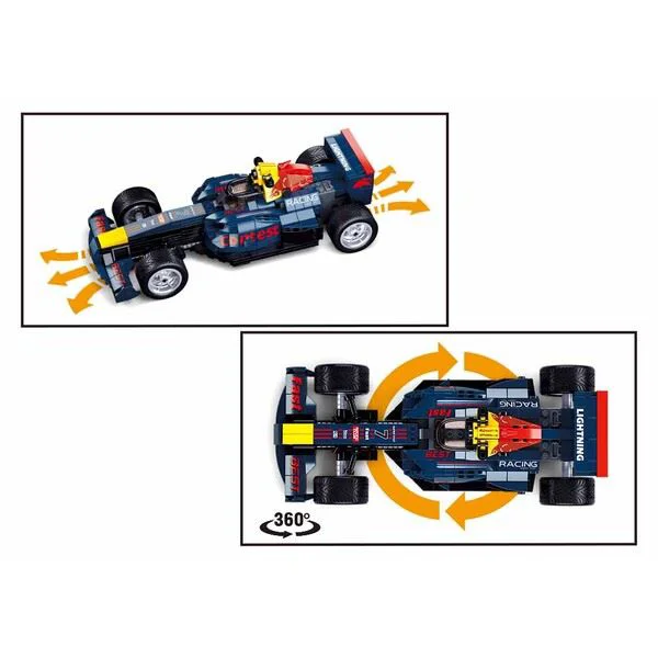 Constructor Sluban Powerbricks Automobil F1, cu radio control