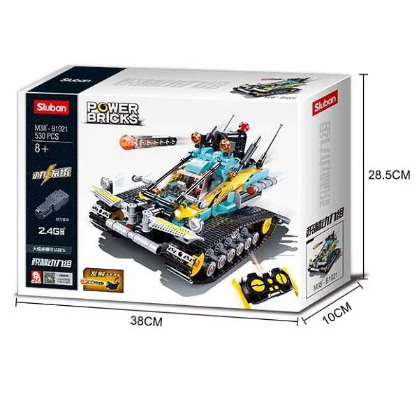 Constructor Sluban Powerbricks Masina-spion Scorpion, cu radio control foto
