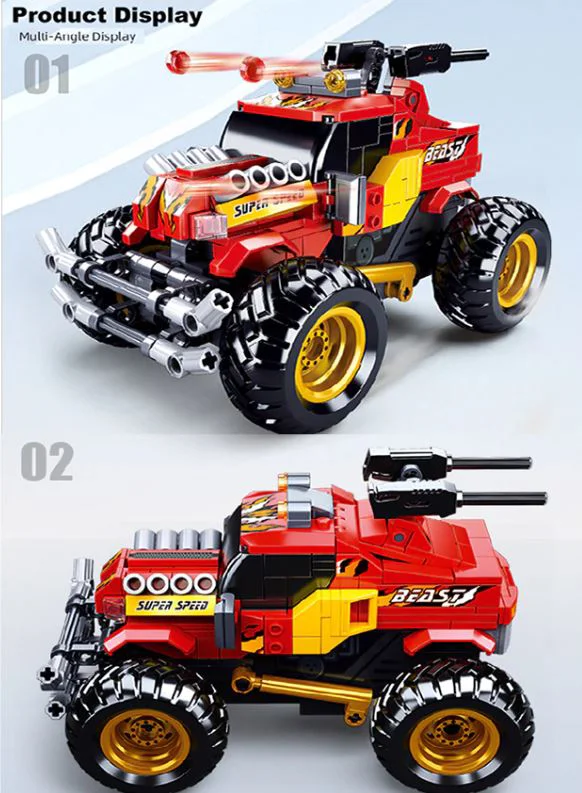 Constructor Sluban Powerbricks Suv, cu radio control