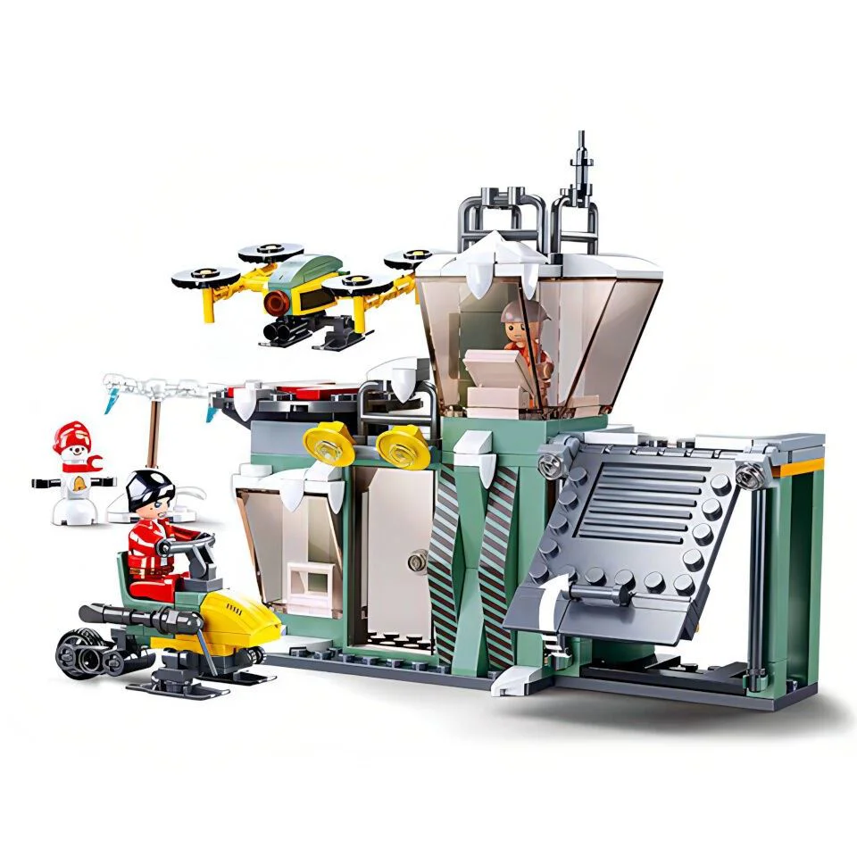 Constructor Sluban Snowfield Rescue Baza de salvare foto