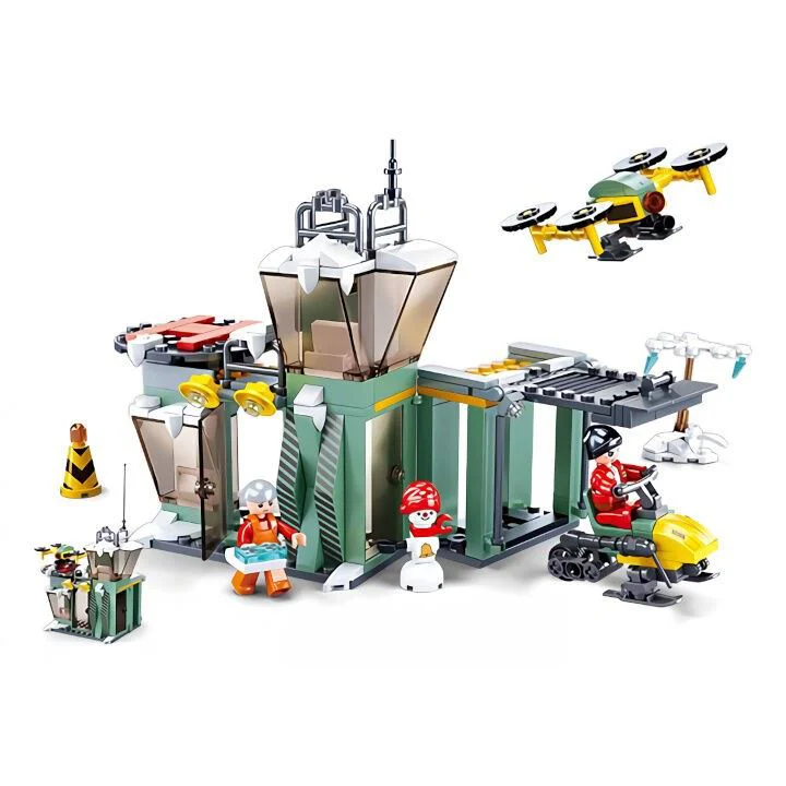 Constructor Sluban Snowfield Rescue Baza de salvare foto
