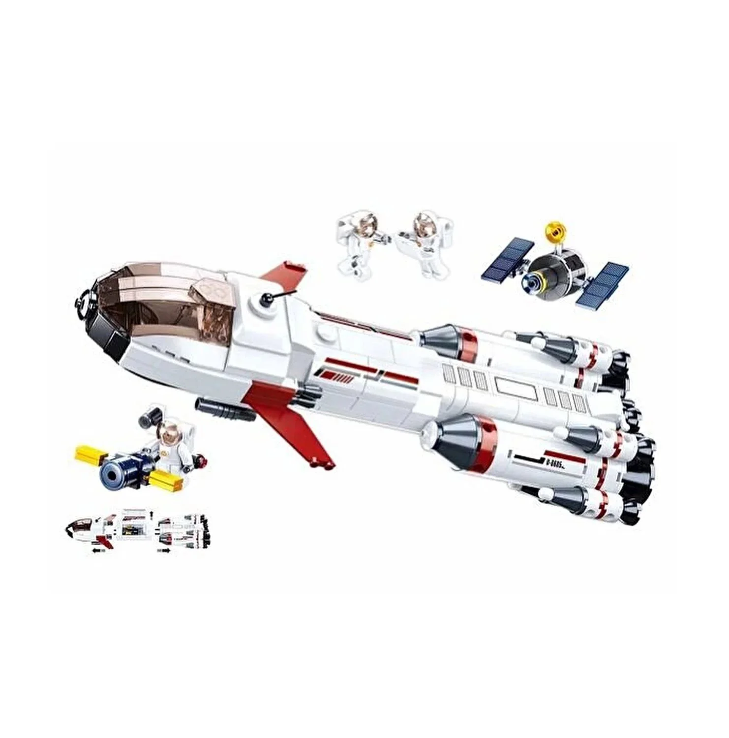 Constructor Sluban Space Racheta de expeditie Saturn foto