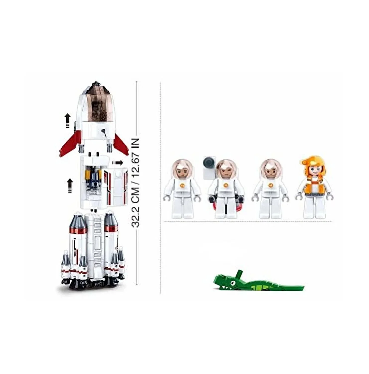 Constructor Sluban Space Racheta de expeditie Saturn foto