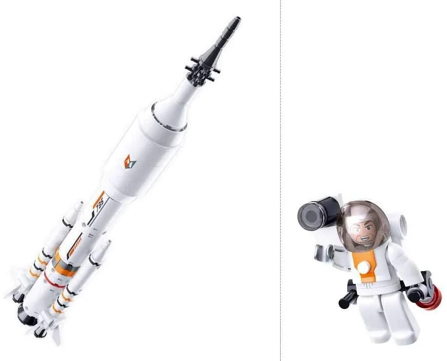 Constructor Sluban Space Racheta Saturn foto