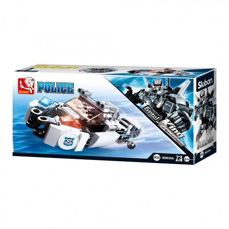 Constructor Sluban Special Politia 6 in 1 foto