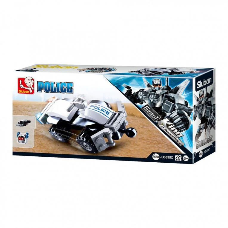Constructor Sluban Special Politia 6 in 1 foto