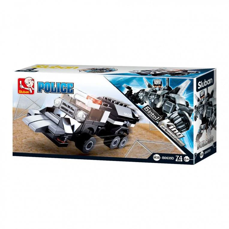 Constructor Sluban Special Politia 6 in 1 foto