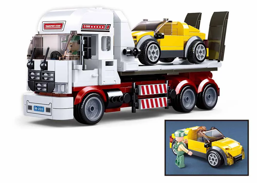 Constructor Sluban Town Remorca auto foto