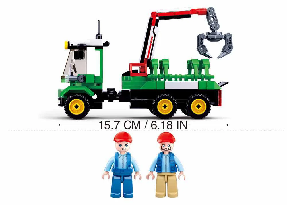 Constructor Sluban Town Remorca pentru busteni foto