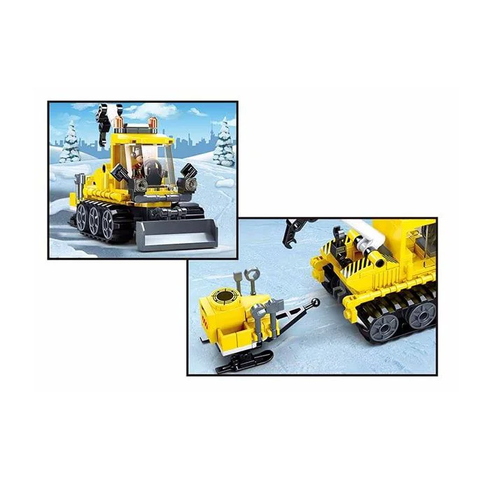Constructor Sluban Town Vehicul de curatire al zapezii foto