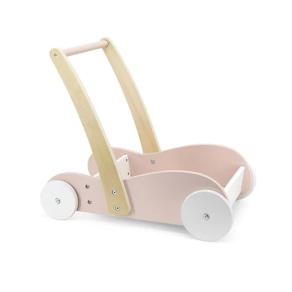 Premergator din lemn si carucior pentru papusi 2 in 1 Viga Toys PolarB