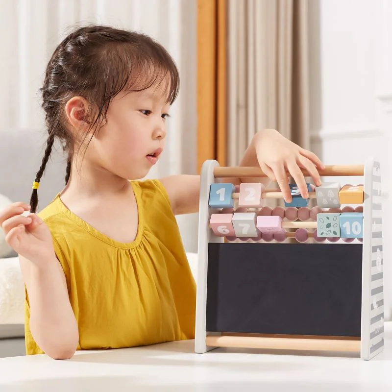 Двусторонняя доска для рисования 3 в 1 со счетами Viga toys PolarB foto