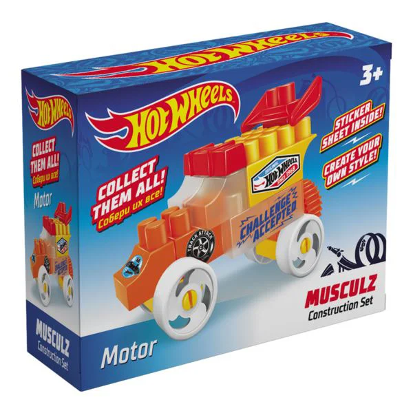 Set de construit Bauer Hot Wheels Musculz G Motor