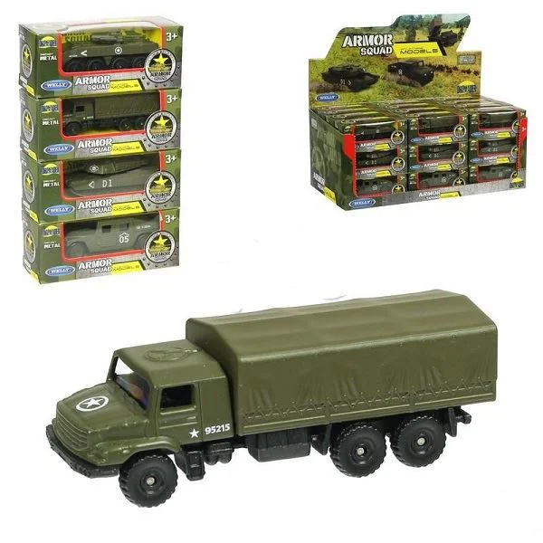 Машина Welly Military 1:60