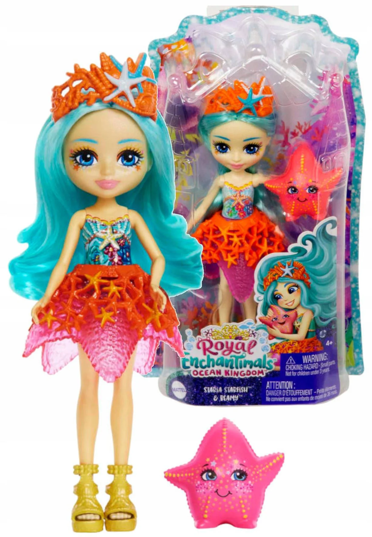 Игровой набор Enchantimals Кукла Стария Морская Звезда & Бими