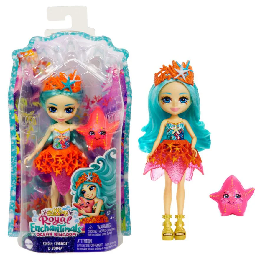 Игровой набор Enchantimals Кукла Стария Морская Звезда & Бими