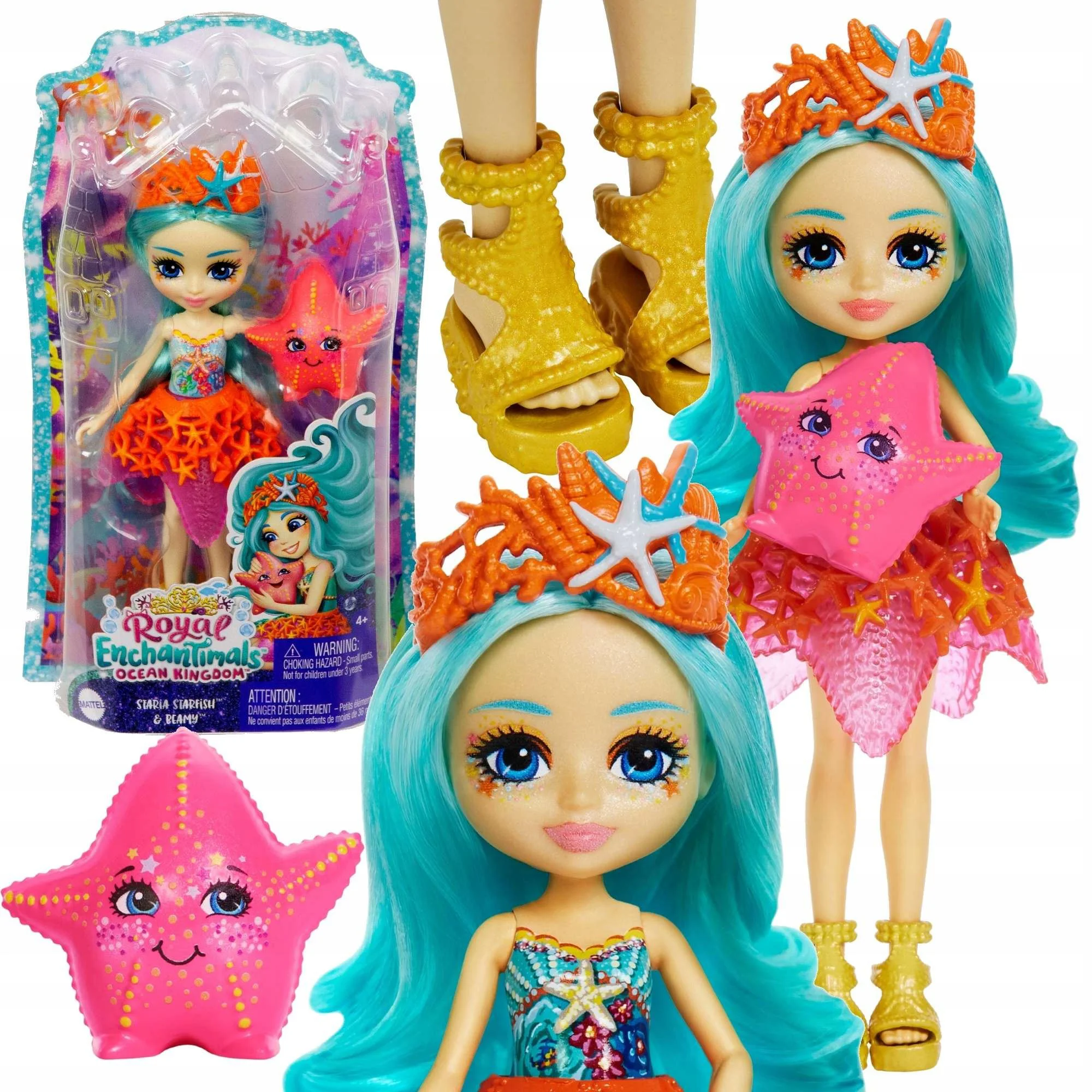 Игровой набор Enchantimals Кукла Стария Морская Звезда & Бими