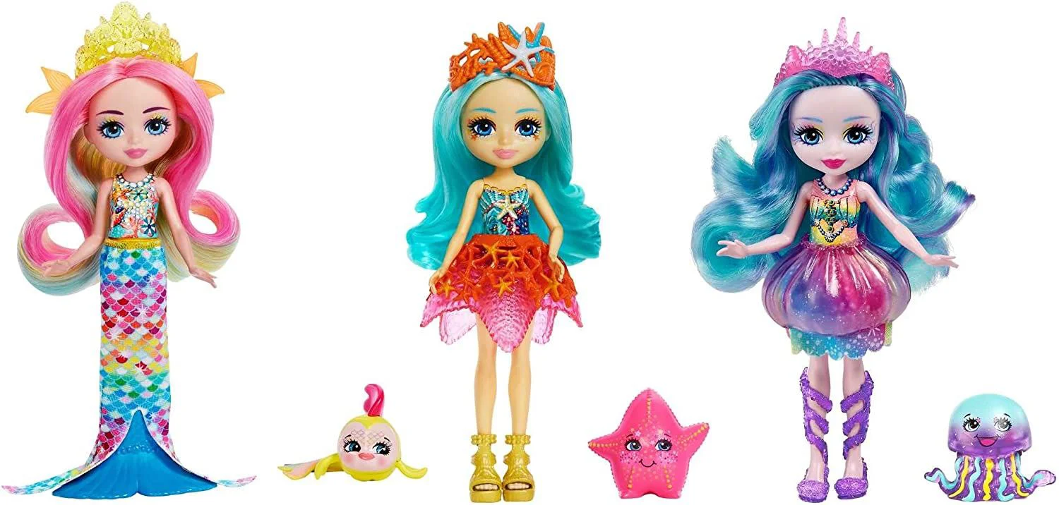 Set de joaca Enchantimals Radia Rainbow Fish & Flo