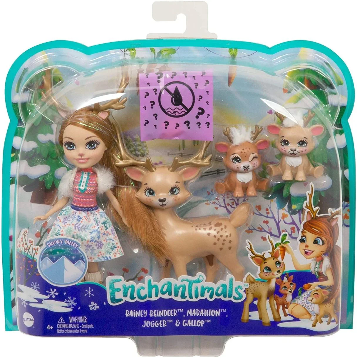 Игровой набор Enchantimals Cемья Северной Оленицы Рейни