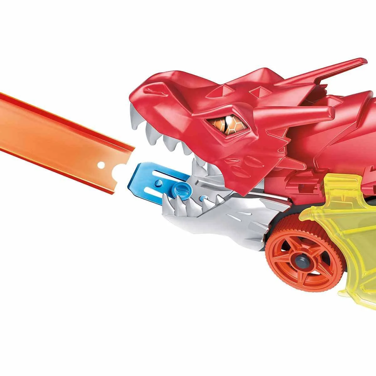 Set de joaca Hot Wheels Camion-Dragon cu spatiu de depozitare