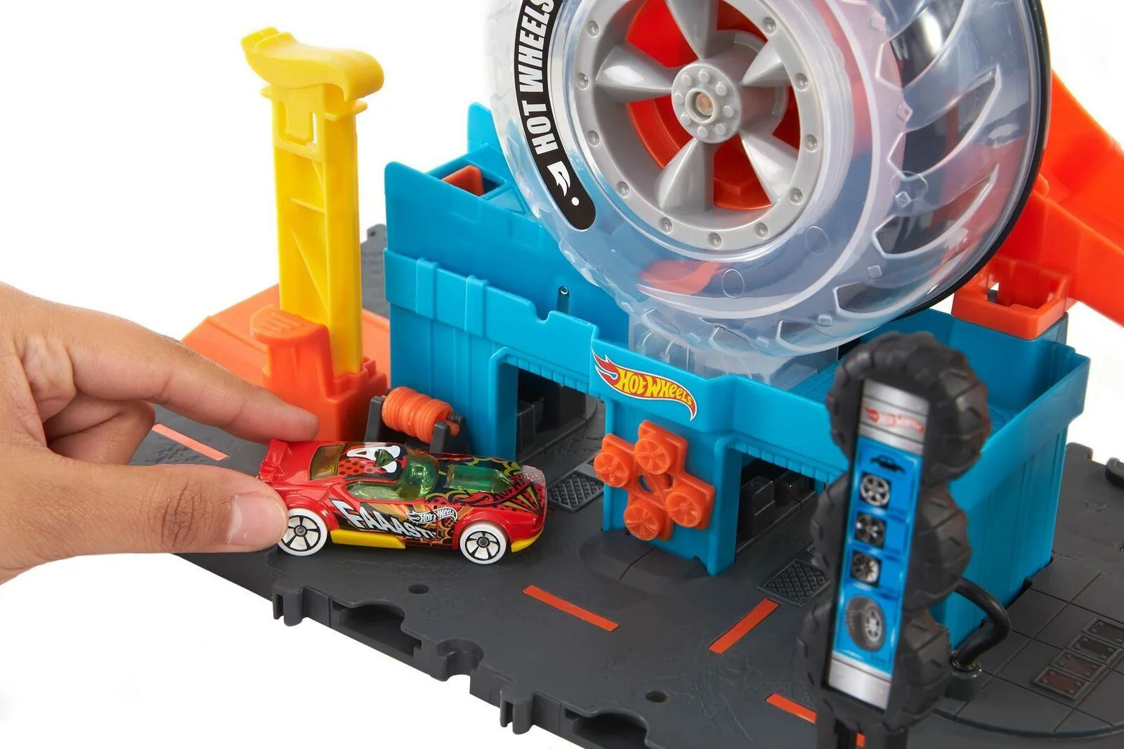 Set de joaca Hot Wheels City Magazin de anvelope foto