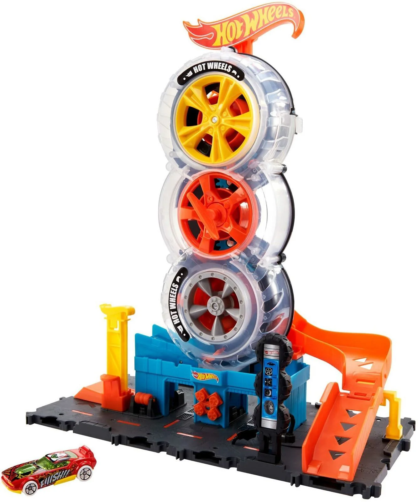 Set de joaca Hot Wheels City Magazin de anvelope foto
