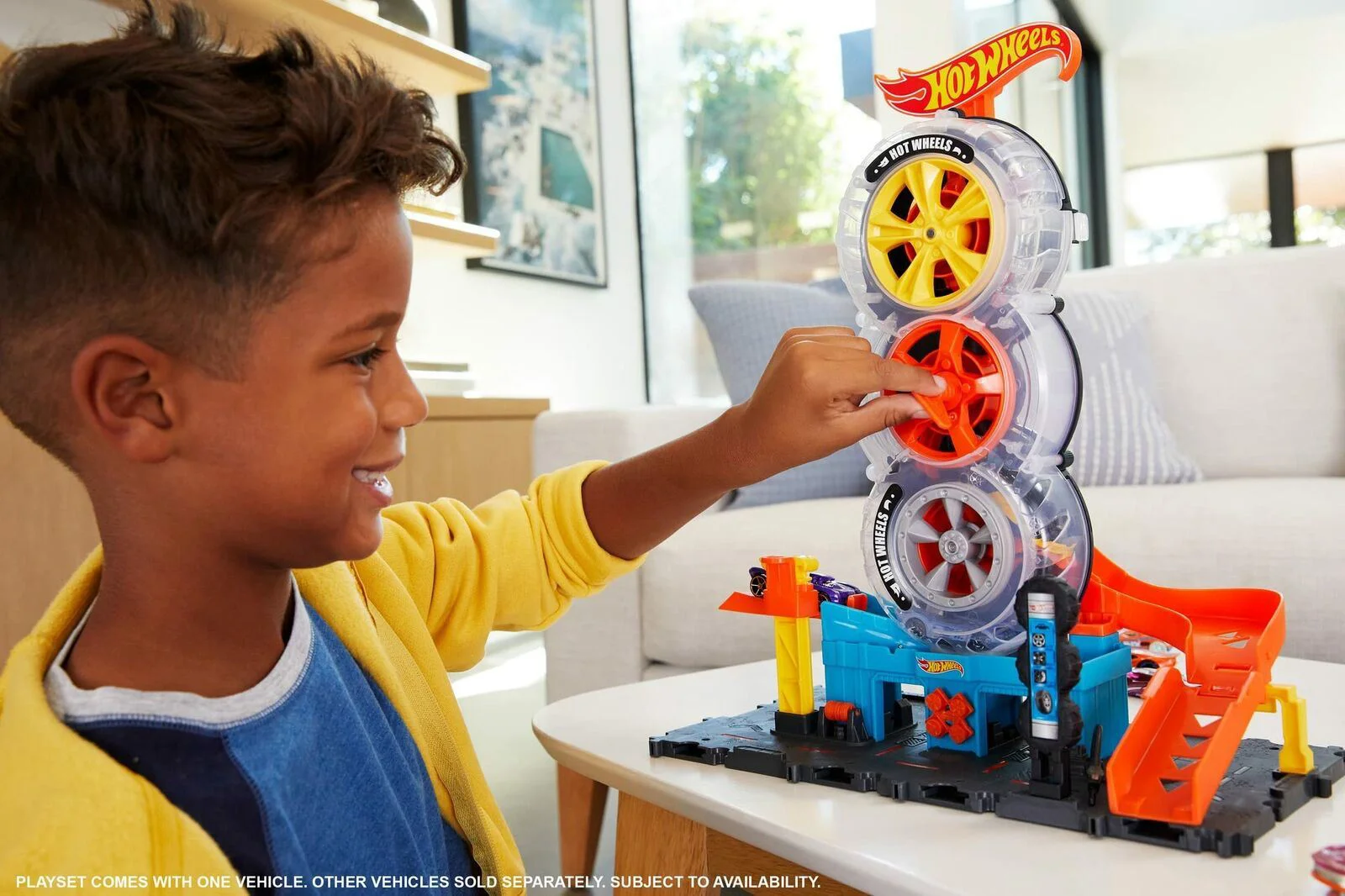 Set de joaca Hot Wheels City Magazin de anvelope foto