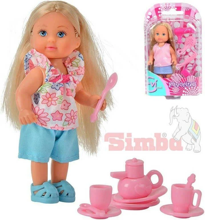 Papusa Simba "Evi cu accesorii", 12 cm foto