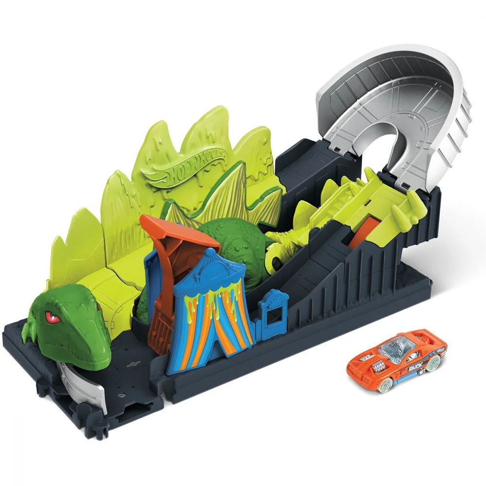 Set de joc Hot Wheels Atacul Dinosaurului foto