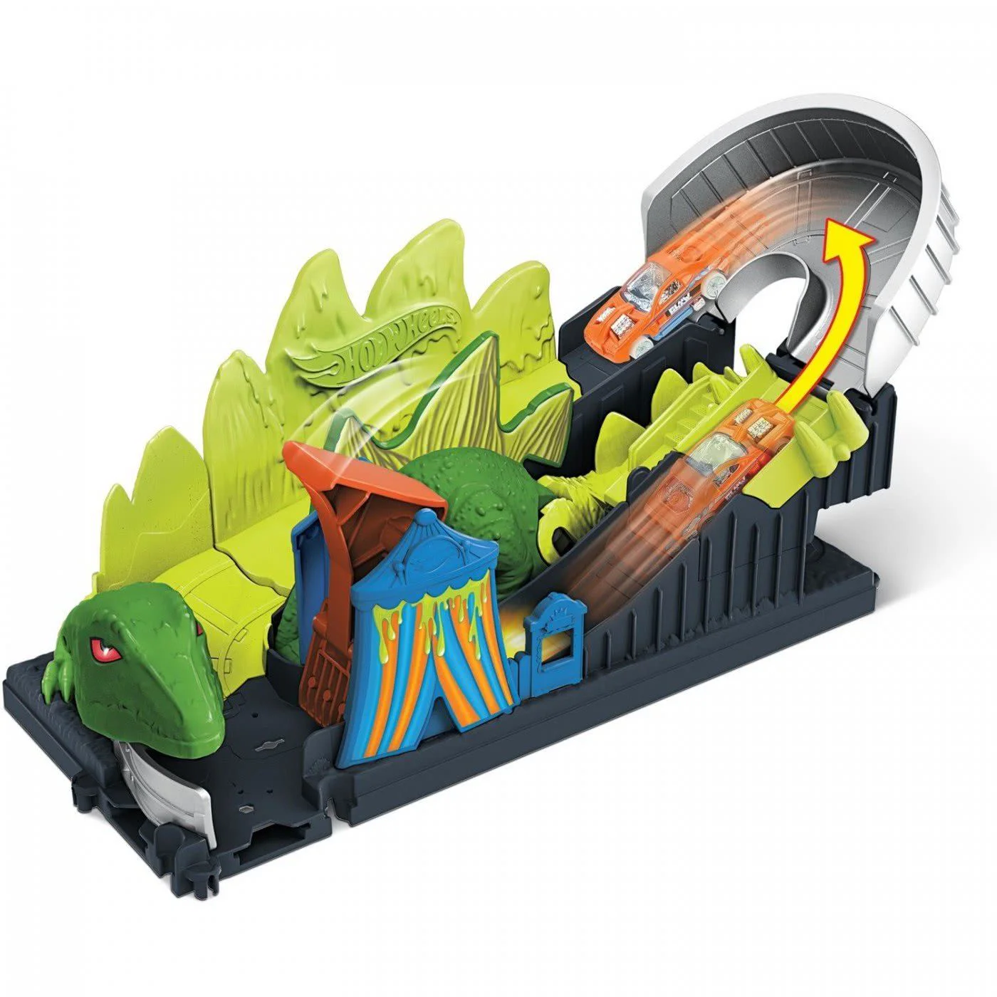 Set de joc Hot Wheels Atacul Dinosaurului foto