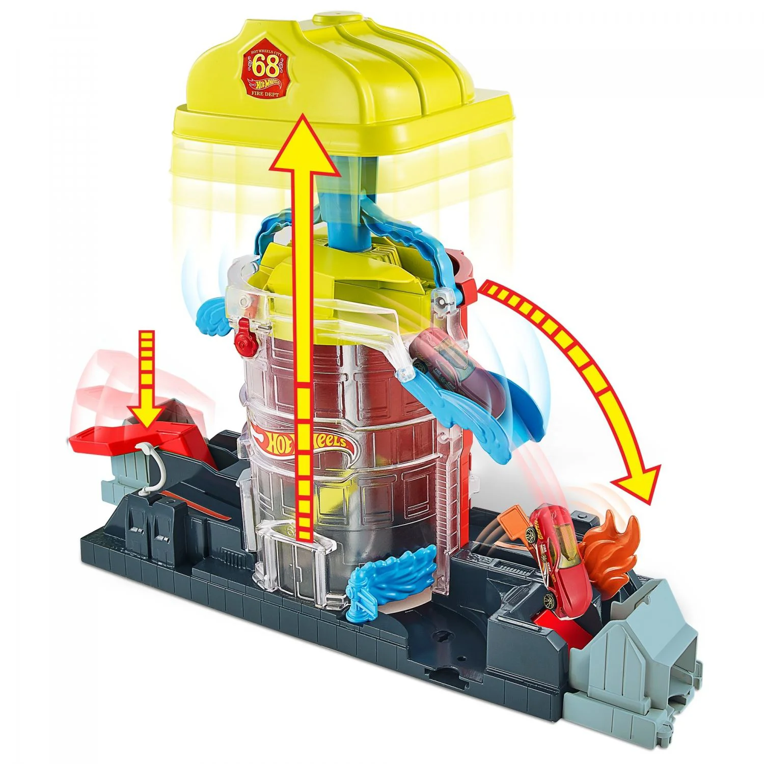 Set de joc Hot Wheels Statie de pompierii foto