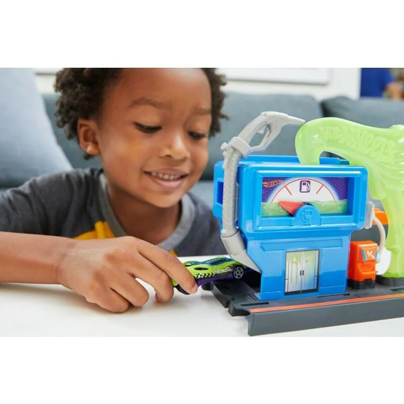Set de joaca Hot Wheels City Benzinarie auto toxica foto