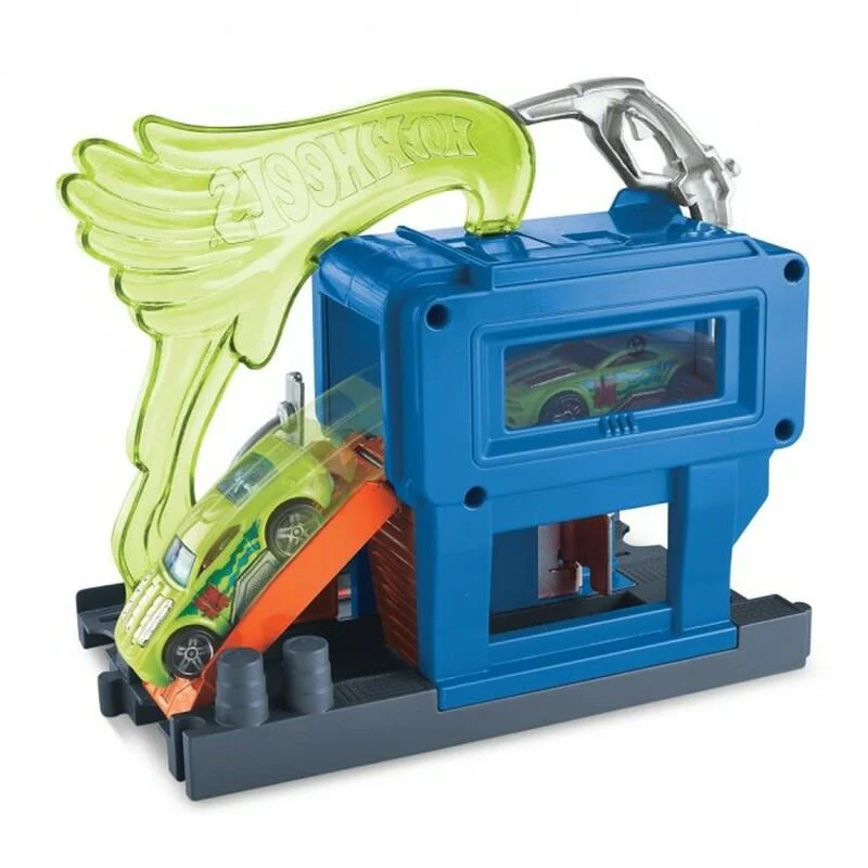 Set de joaca Hot Wheels City Benzinarie auto toxica foto