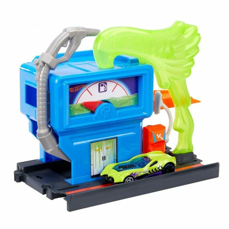 Set de joaca Hot Wheels City Benzinarie auto toxica foto
