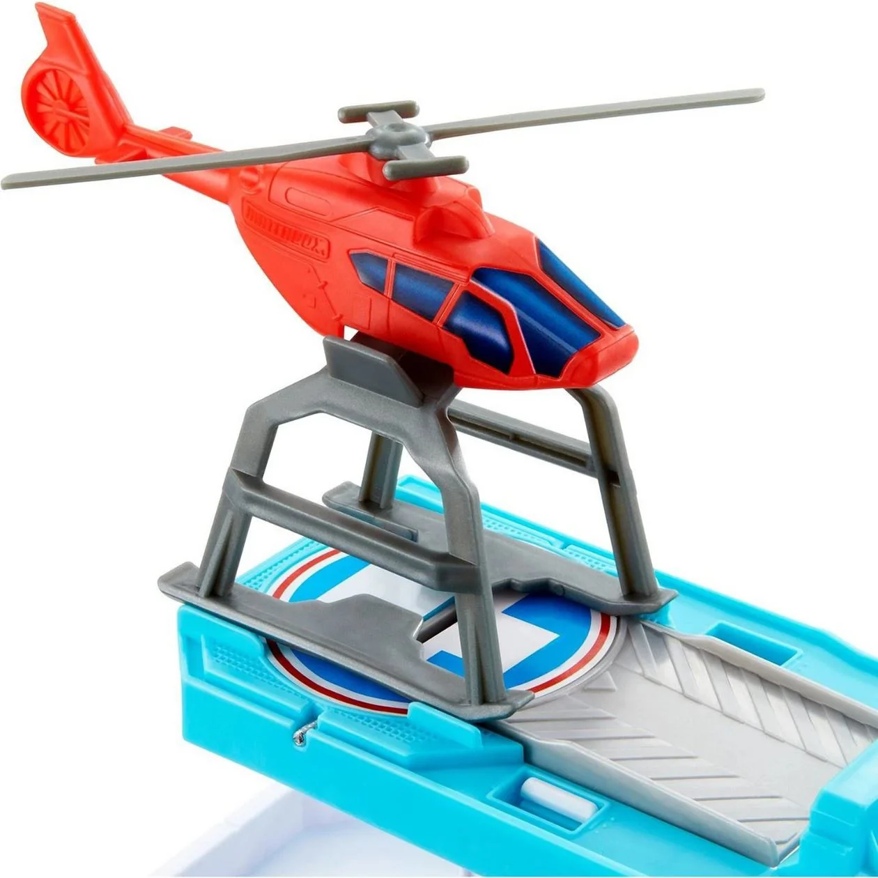 Set de joaca Hot Wheels Matchbox Salvare cu elicopter