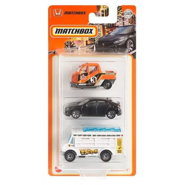 Set de joaca Hot Wheels Matchbox, 3 piese foto