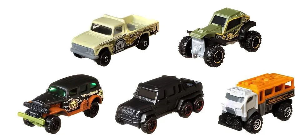 Set de joaca Hot Wheels Matchbox, 5 piese foto