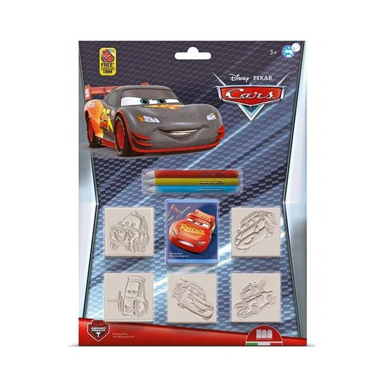 Set de creativitate Multiprint Cars, 5 stampile